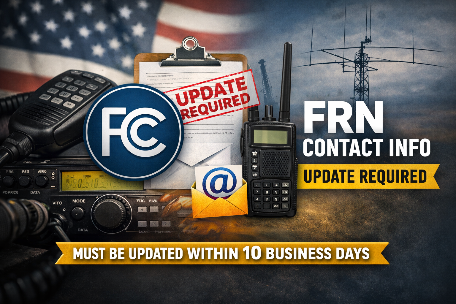 FCC Now Requires FRN Contact Updates Within 10 Business Days